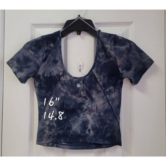 Lululemon Align Diamond Dye Lunar Tee 4 - Picture 4 of 8